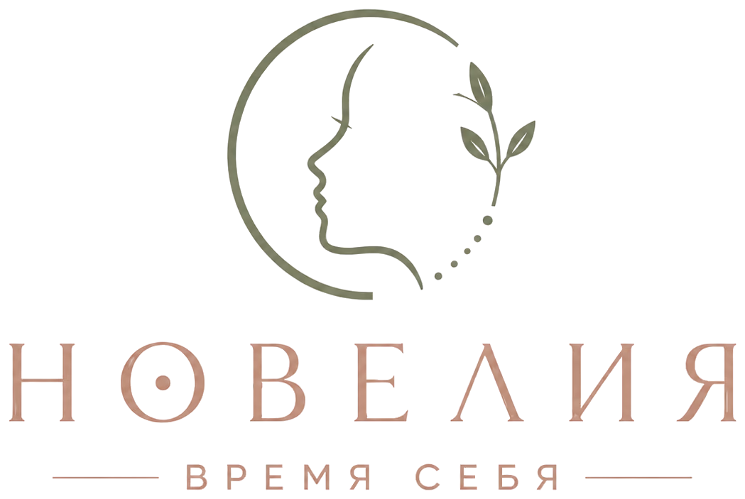 Новелия — время себя, оригинальный графический логотип